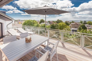 Villa Am alten Kreidebruch - Penthouse Sea Spirit - Villa Am alten Kreidebruch, FeWo Sea Spirit - Panoramablick auf die Ostsee