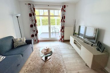 Strandresidenz Ferienwohnung 2 - Hundefreundliche Ferienwohnung mit Balkon