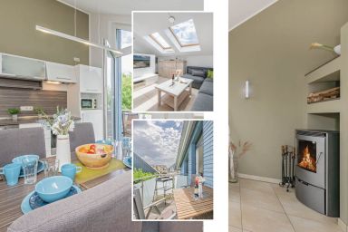 Haus Ostseekristall - Gemütliche Ferienwohnung in Zinnowitz mit Balkon und Kamin nahe Strand & Stadt