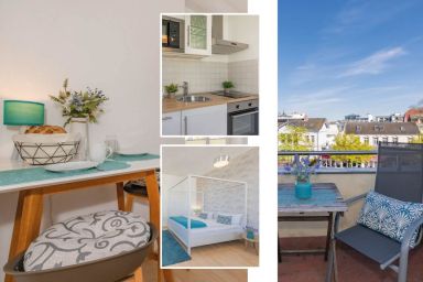 Haus Skanska - Ferienwohnung Karlskrona in Ahlbeck mit Balkon, strandnah