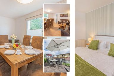 Ferienwohnung Am Park - Gemütliche Ferienwohnung in Ahlbeck mit Terrasse, 500 m bis zum Strand