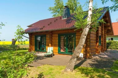 Haus Kranichblick, urgemütliches großes Blockbohlenhaus mitten in der Natur - Ruhe und Erholung