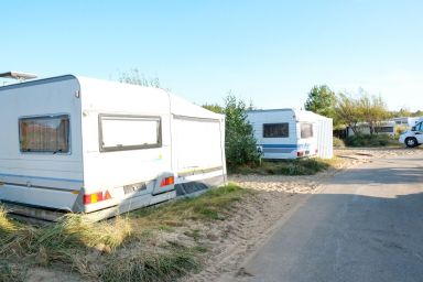 Dünencamping Amrum - Mietwohnwagen bis 4 Pers.,Vorzelt, Pantry Küche,TV