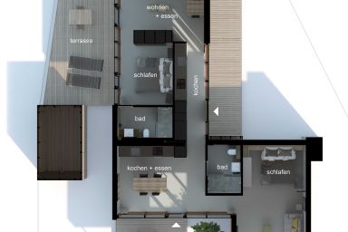 Design Ferienhaus Nienrausch mit 2 Apartments - Design Ferienhaus nienrausch mit 2 Apartments