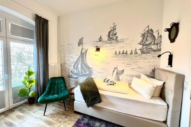 Kapitänshaus Lassen - Zimmer Sindbad