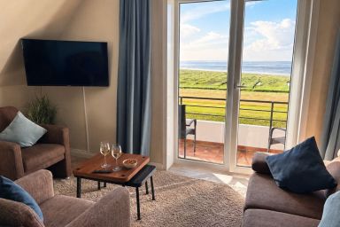 Ferienwohnung  NW 43 Balkon mit Meerblick