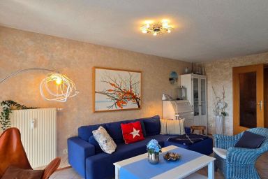 Ferienwohnung R5 - 2-Zi.-Fewo im Souterrain für 3 Personen mit Südterrasse und Strandkorb