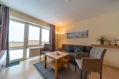 Hus Strandkieker - Hübsches Maisonette-Ferienapartment mit Balkon und tollem Blick zur Nordsee