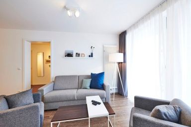 Deichhäuser Anna Küste - Strandnahes, tolles Apartment mit zwei Balkonen inkl. Schwimmbad- & Saunanutzung