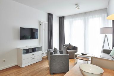 Deichhäuser Anna Küste - Tolles Apartment mit Terrasse inkl. Schwimmbad- & Saunanutzung in Strandnähe