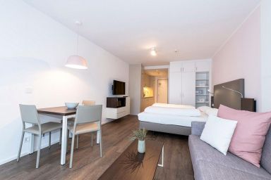 Apartmentvilla Anna See - Zentrales Ferienapartment in Strandnähe mit Terrasse und Saunabereich im Haus!