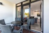Ãberdachte Loggia mit Zugang zum Wohn/Essbereich
