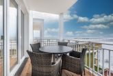 Balkon mit Blick auf die Ostsee