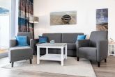 Wohn-/Essbereich mit Doppelschlafcouch