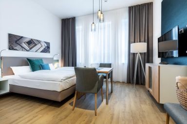 Ferienapartments am Krusespeicher - Geschmackvolles 1-Zimmer-Apartment für 2 Personen in toller Hafenlage in Wismar