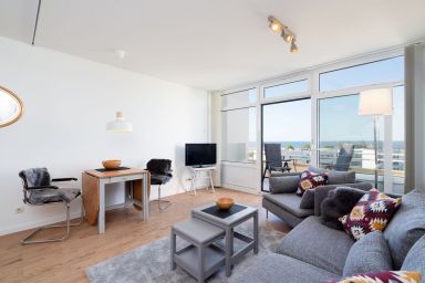 Burgtiefe Südstrand - Ferienwohnung "Oskar" am Südstrand Burgtiefe mit Balkon & Ostseeblick-2 Personen
