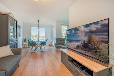 Ferienwohnung Heimat Hafen - Moderne Ferienwohnung mit Balkon & Sauna – ruhig gelegen im Grünen