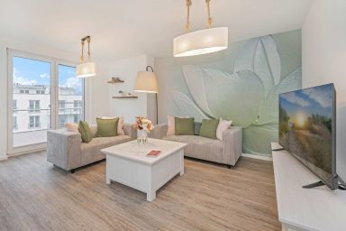 Ferienwohnung Stettiner Waterlelie - Großzügige Ferienwohnung mit Sauna & Balkon – ruhig im Grünen gelegen