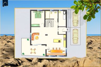 FH "Haffhus" - modernes Ferienhaus "Haffhus" für bis zu 10 Personen mit Garten und Balkon