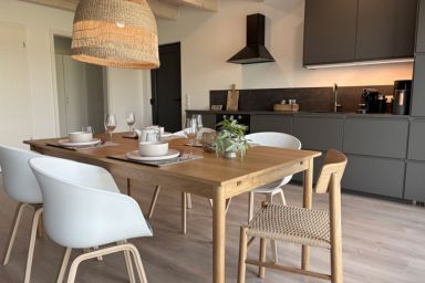 Gulfhof Funnixerhörn - een – große Ferienwohnung bei Carolinensiel, 100 m²/5 Pers., Sonnenterrasse