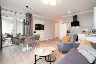 Godewindpark Travemünde - Helles 2-Zimmer-Apartment mit Loggia und exklusivem Wellnessbereich