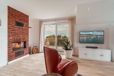 Villa am Kreidebruch, FeWo OstseeWeitblick - Panoramablick auf die Ostsee