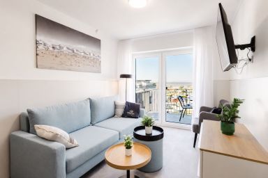 MEERholung - MEERholung FeWo 4.9 – Stilvolle Penthouse-Wohnung mit Dachterrassenzugang