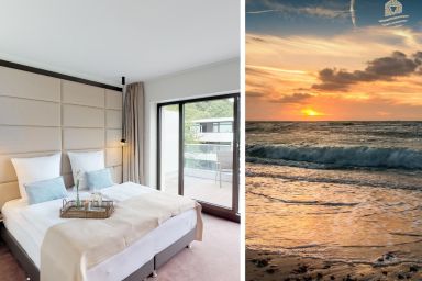 White Pearl - Luxuriöse Ferienwohnung 3.11 mit Sauna und Balkon - strandnah an der Ostsee!