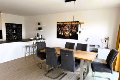 47.6.S Dwarslöper - Familienfreundliches Apartment mit Weitblick, 2 Bäder, eigene Sauna, Hunde erlaubt, Strandnähe