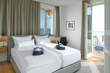 Strandnahe Ferienwohnung Meerselig mit Balkon