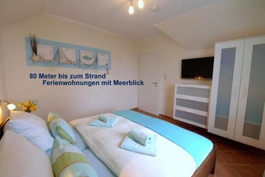 Haus Seeblick Ferienwohnungen mit Meerblick - Fewo 3 / Meerblick mit Balkon - sehr strandnah