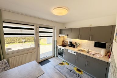 CL: Haus Inselperle mit Blick auf den Bodden - Wohnung 04 mit Terrasse und Boddenblick