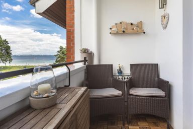 Strandkieker - Ferienwohnung mit Fahrradkeller, Parkplatz und Balkon