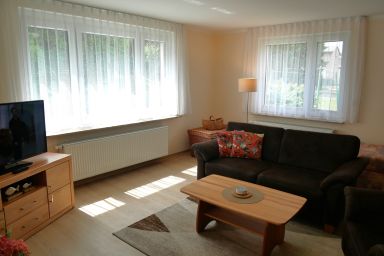 Ferienwohnungen Ramthun mit Terrasse & WLAN - Ferienwohnung Gartenblick