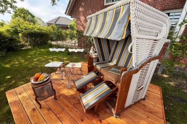 NEUE Ferienwohnung Deichblick - Nordseeurlaub in hochwertiger 140qm  FeWo mit Garten im idyllischen Butjadingen