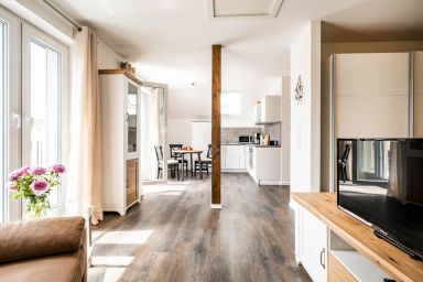 Haus Küstenstern - 1-Raum Apartment für 2 Personen in Hafennähe