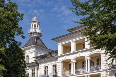 Ferienwohnung Seeschloss auf 2 Etagen mit Meerblick - Ferienwohnung in Heringsdorf mit Meerblick, nur 200 m vom Strand entfernt