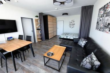 Burgtiefe Südstrand - 2-Zimmer-Ferienwohnung für 2 Personen mit Balkon in Burgtiefe am Südstrand