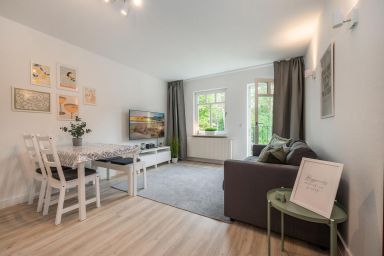 Haus Kastell 220 - Modernes Haus Kastell 220 in Ahlbeck mit Balkon und Strandlage