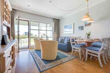Atlantik, App. 5 - Appartement im Erd- und Untergeschoss, ca. 75 qm für bis zu 4 Personen.