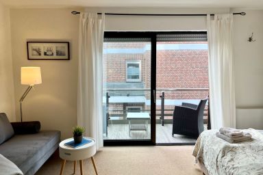 Apartmenthaus Seemöwe - Gemütliches 1-Zimmer-Apartment mit Balkon