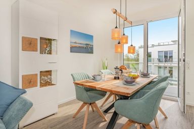 Ferienwohnung Ankerplatz mit Fitness-, Sauna, Freizeit- und Kinderspielbereich - Modernes Appartement mit Sauna & Billard in ruhiger Lage