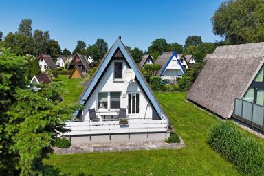 Finnhaus Gager Nr. 70 - strandnah, autofreie Ferienanlage, gemütliches Ferienhaus, Terrasse - Finnhaus70