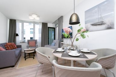 Godewindpark Travemünde - Hundefreundliches Apartment in Travemünde mit Balkon, Sauna und Strandnähe