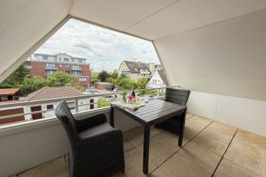 An de Warft - Ferienwohnung mit Balkon im Zentrum von Büsum