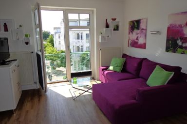 Ferienwohnung mit Balkon in Strandnähe