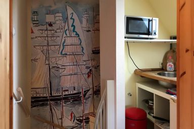 Dachgarten-Wohnung Heikendorf - Appartement/Fewo, Bad, WC