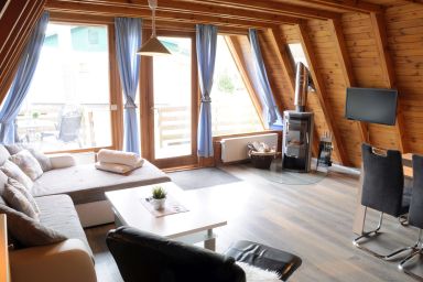 Zinnowitz, Finnhütten - 11 Finnhütte Kaminofen Nr. 11