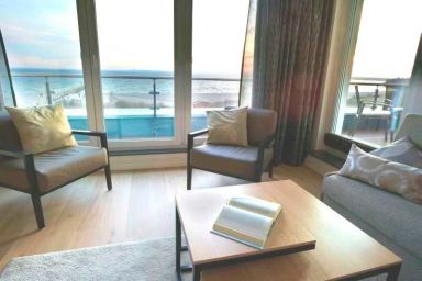 Refugium Strandallee - App., 91 m², 2 - 4 Personen, Loggia, Ostseeblick
