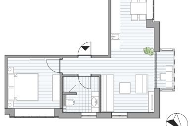 Ferienwohnung Welle im Ostsee-Domizil Sandburg - Ferienwohnung Welle